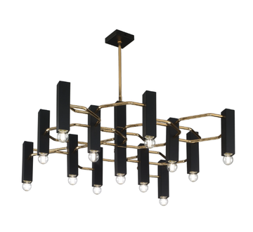 RASTER - Metal chandelier by Metal Lux - view 3